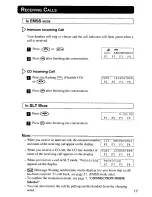 Preview for 17 page of Panasonic KX-T7885 - Battery For Operating Instructions Manual