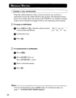 Preview for 20 page of Panasonic KX-T7885 - Battery For Operating Instructions Manual