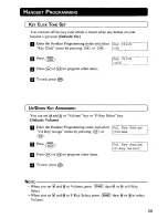 Preview for 29 page of Panasonic KX-T7885 - Battery For Operating Instructions Manual