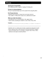 Preview for 41 page of Panasonic KX-T7885 - Battery For Operating Instructions Manual