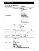 Preview for 43 page of Panasonic KX-T7885 - Battery For Operating Instructions Manual