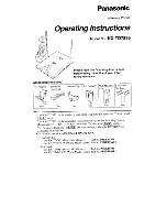 Preview for 1 page of Panasonic KX-T7895 Operating Instructions Manual