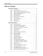 Preview for 2 page of Panasonic KX-TA1232 Programming Tables