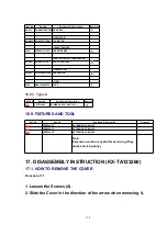 Preview for 128 page of Panasonic KX-TA1232 Service Manual