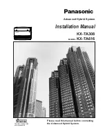 Panasonic KX-TA616 Installation Manual предпросмотр