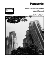 Предварительный просмотр 1 страницы Panasonic KX-TA624 User Manual