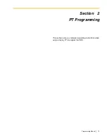 Preview for 13 page of Panasonic KX-TA824 Programming Manual