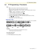 Preview for 17 page of Panasonic KX-TA824 Programming Manual