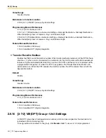 Preview for 232 page of Panasonic KX- TAW848 Programming Manual