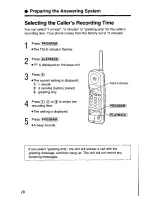 Предварительный просмотр 18 страницы Panasonic KX-TC1040W User Manual