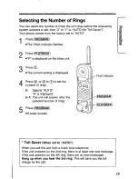 Предварительный просмотр 19 страницы Panasonic KX-TC1040W User Manual