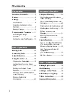 Preview for 4 page of Panasonic KX-TC1105ALB Operating Instructions Manual