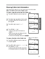 Preview for 23 page of Panasonic KX-TC1105ALB Operating Instructions Manual