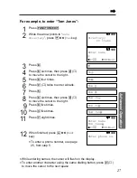 Preview for 27 page of Panasonic KX-TC1105ALB Operating Instructions Manual