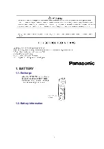 Предварительный просмотр 3 страницы Panasonic KX-TC1201BXB Manual