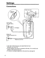 Предварительный просмотр 8 страницы Panasonic KX-TC1410B User Manual