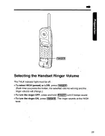 Предварительный просмотр 11 страницы Panasonic KX-TC1410B User Manual