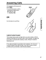 Предварительный просмотр 15 страницы Panasonic KX-TC1410B User Manual