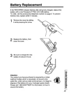 Предварительный просмотр 23 страницы Panasonic KX-TC1410B User Manual