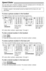 Preview for 4 page of Panasonic KX-TC1447 Quick Manual