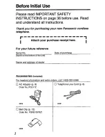 Предварительный просмотр 2 страницы Panasonic KX-TC1447B User Manual