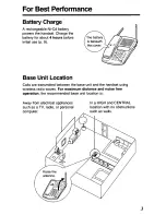 Предварительный просмотр 3 страницы Panasonic KX-TC1447B User Manual