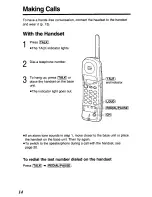 Предварительный просмотр 14 страницы Panasonic KX-TC1447B User Manual