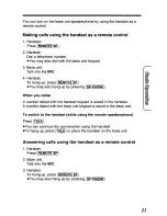 Предварительный просмотр 21 страницы Panasonic KX-TC1447B User Manual