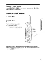 Предварительный просмотр 23 страницы Panasonic KX-TC1447B User Manual