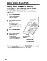 Предварительный просмотр 24 страницы Panasonic KX-TC1447B User Manual