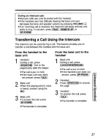 Предварительный просмотр 27 страницы Panasonic KX-TC1447B User Manual