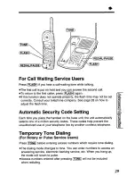 Предварительный просмотр 29 страницы Panasonic KX-TC1447B User Manual