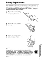 Предварительный просмотр 31 страницы Panasonic KX-TC1447B User Manual