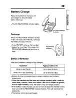 Preview for 9 page of Panasonic KX-TC1450 - Cordless Phone - Operation User Manual