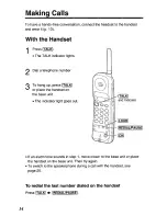 Preview for 14 page of Panasonic KX-TC1450 - Cordless Phone - Operation User Manual