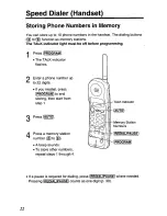 Preview for 22 page of Panasonic KX-TC1450 - Cordless Phone - Operation User Manual