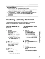 Preview for 27 page of Panasonic KX-TC1450 - Cordless Phone - Operation User Manual