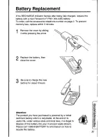 Preview for 31 page of Panasonic KX-TC1450 - Cordless Phone - Operation User Manual