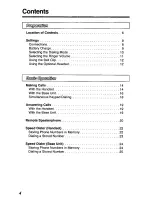 Preview for 4 page of Panasonic KX-TC1451 - Cordless Phone - Operation User Manual