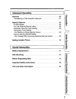 Preview for 5 page of Panasonic KX-TC1451 - Cordless Phone - Operation User Manual