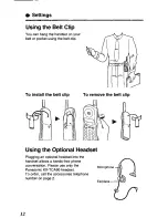 Preview for 12 page of Panasonic KX-TC1451 - Cordless Phone - Operation User Manual