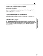 Preview for 15 page of Panasonic KX-TC1451 - Cordless Phone - Operation User Manual