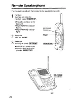 Preview for 20 page of Panasonic KX-TC1451 - Cordless Phone - Operation User Manual