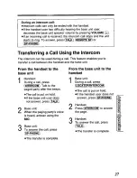 Preview for 27 page of Panasonic KX-TC1451 - Cordless Phone - Operation User Manual