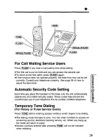 Preview for 29 page of Panasonic KX-TC1451 - Cordless Phone - Operation User Manual