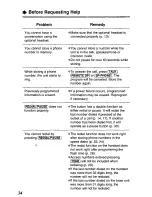 Preview for 34 page of Panasonic KX-TC1451 - Cordless Phone - Operation User Manual