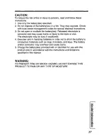 Preview for 37 page of Panasonic KX-TC1451 - Cordless Phone - Operation User Manual