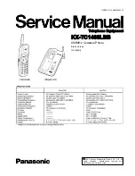 Panasonic KX-TC1468LBB Service Manual предпросмотр