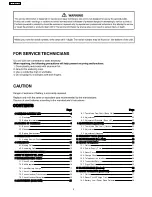 Preview for 2 page of Panasonic KX-TC1468LBB Service Manual