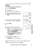 Preview for 23 page of Panasonic KX-TC1481B User Manual